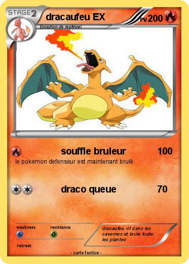 Pokemon dracaufeu EX