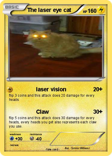 Pokemon The laser eye cat