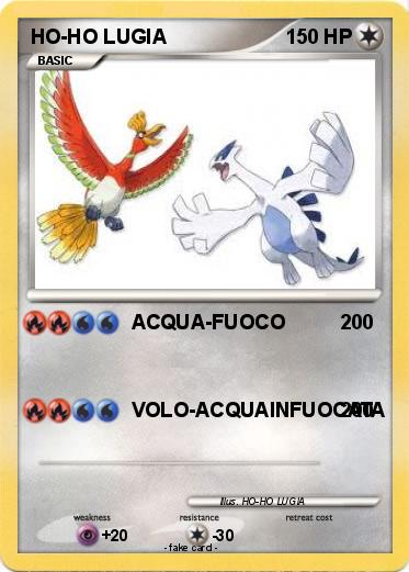 Pokemon HO-HO LUGIA