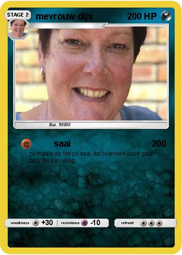 Pokemon mevrouw dijs
