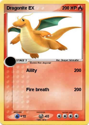 Pokemon Dragonite EX