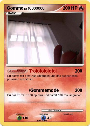 Pokemon Gomme