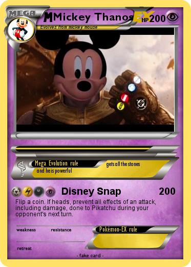 Pokemon Mickey Thanos