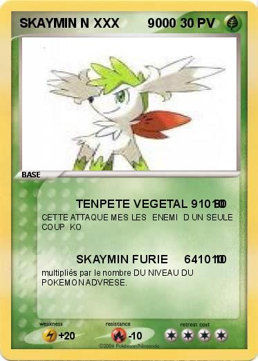 Pokemon SKAYMIN N XXX        9000