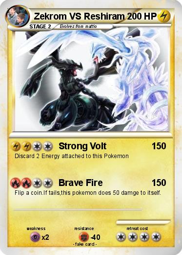 Pokemon Zekrom VS Reshiram