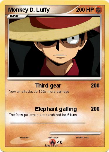 Pokemon Monkey D. Luffy