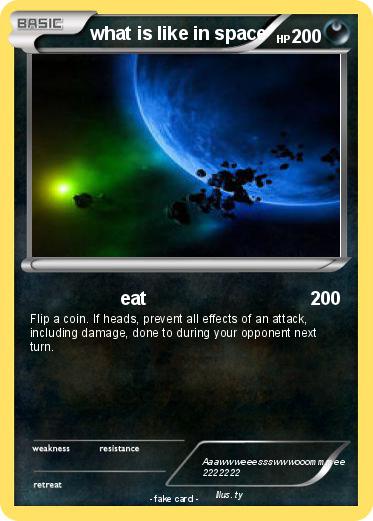 Pokemon what is like in space