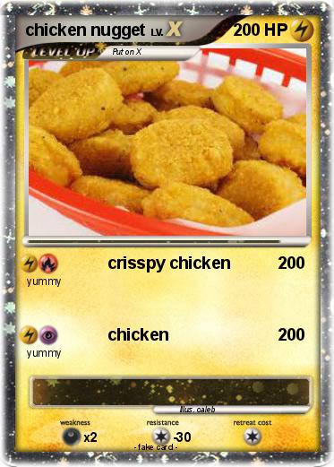 Pokemon chicken nugget