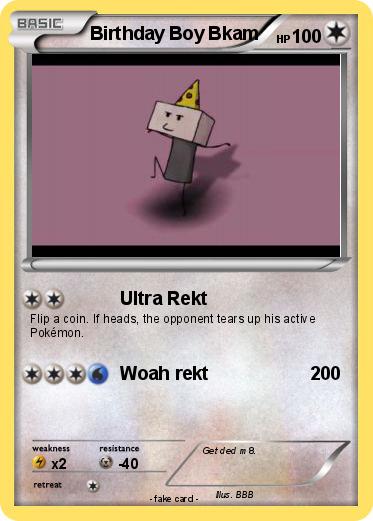 Pokemon Birthday Boy Bkam