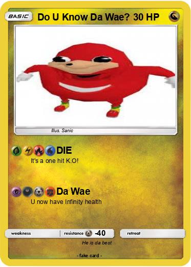 Pokemon Do U Know Da Wae?