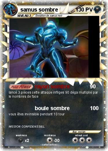 Pokemon samus sombre