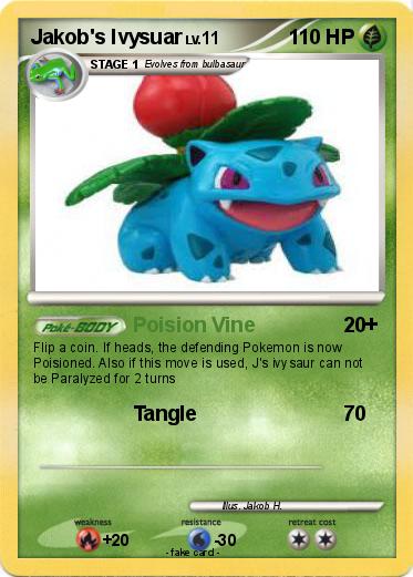 Pokemon Jakob's Ivysuar