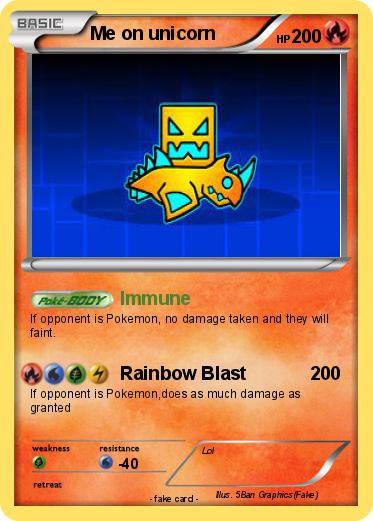 Pokemon Me on unicorn