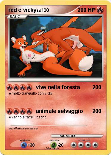 Pokemon red e vicky