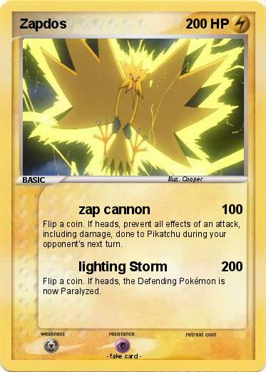 Pokemon Zapdos