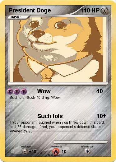 Pokemon President Doge