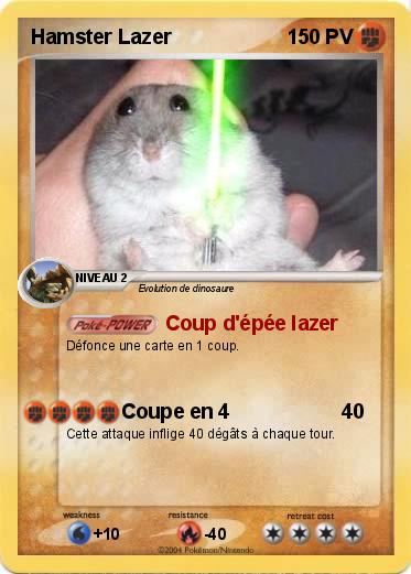 Pokemon Hamster Lazer