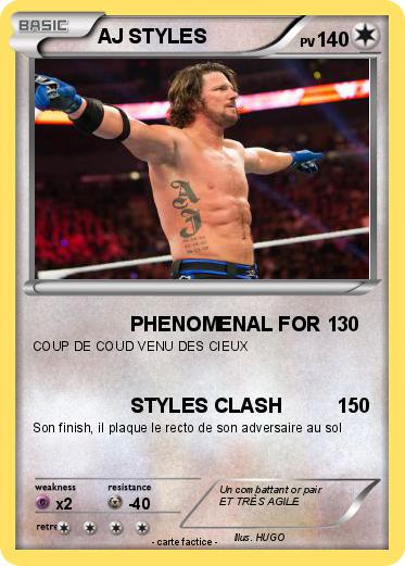 Pokemon AJ STYLES