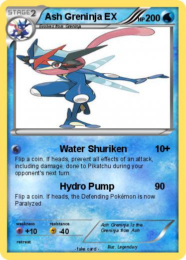 Pokemon Ash Greninja EX