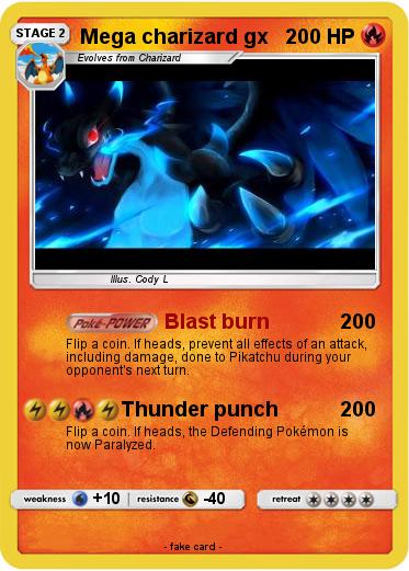 Pokemon Mega charizard gx