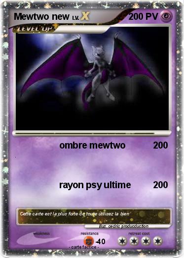Pokemon Mewtwo new