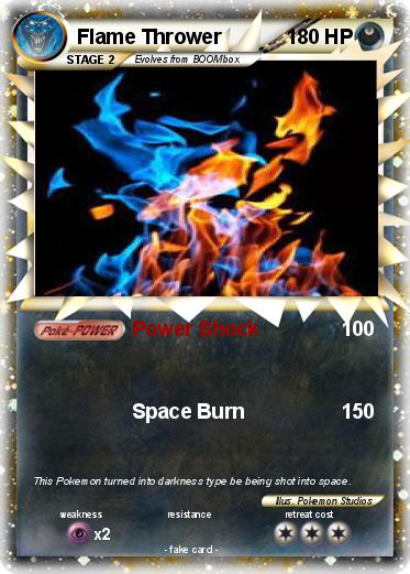 Pokemon Flame Thrower