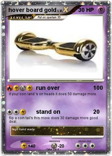 Pokemon hover board gold