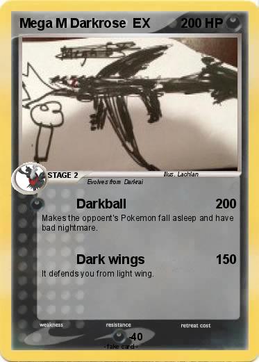 Pokemon Mega M Darkrose  EX