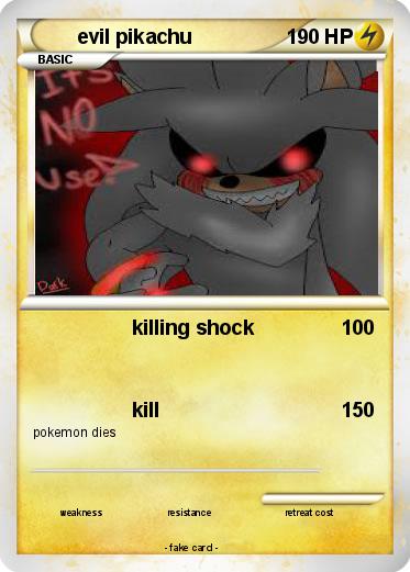Pokemon evil pikachu