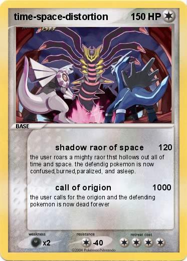 Pokemon time-space-distortion