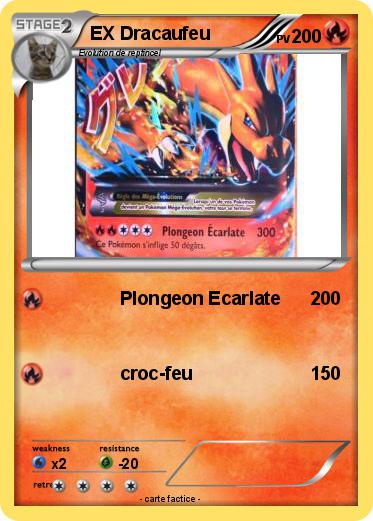 Pokemon EX Dracaufeu
