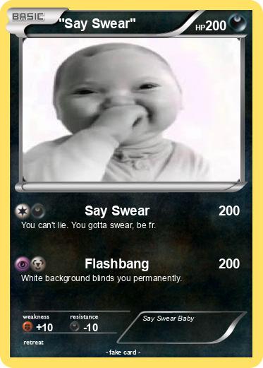 Pokemon "Say Swear"