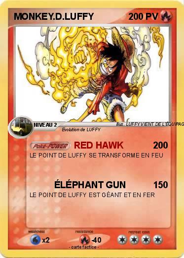 Pokemon MONKEY.D.LUFFY