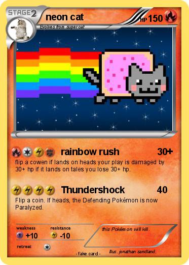 Pokemon neon cat