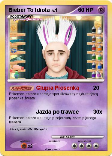 Pokemon Bieber To Idiota