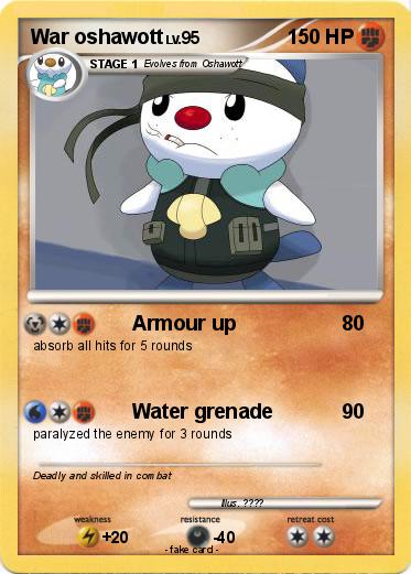 Pokemon War oshawott