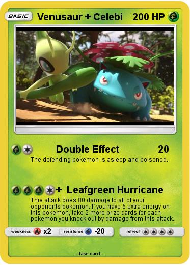Pokemon Venusaur + Celebi