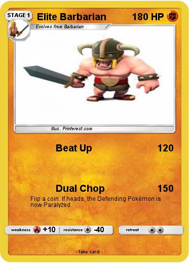Pokemon Elite Barbarian