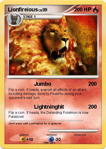 Pokemon Lionfireious