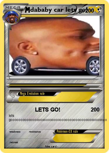 Pokemon dababy car lets go!