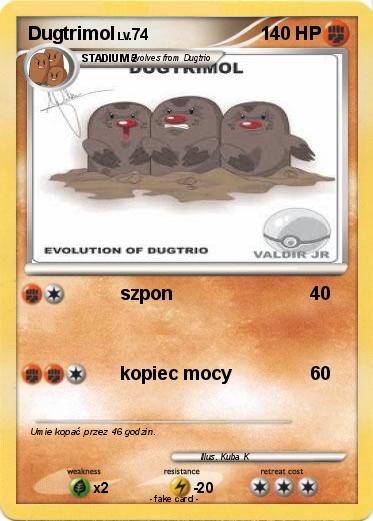 Pokemon Dugtrimol