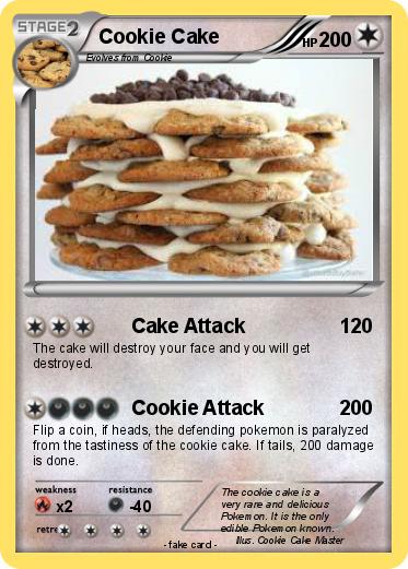 Pokemon Cookie Cake