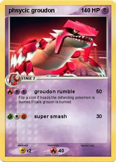 Pokemon phsycic groudon