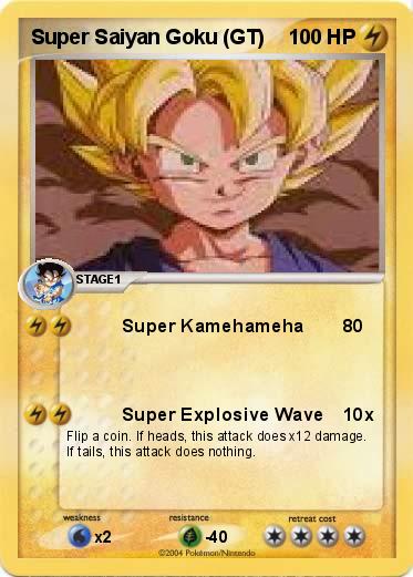 Pokemon Super Saiyan Goku (GT)