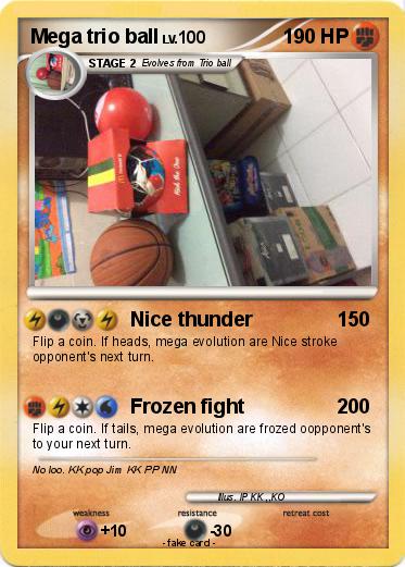 Pokemon Mega trio ball
