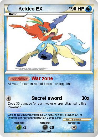 Pokemon Keldeo EX