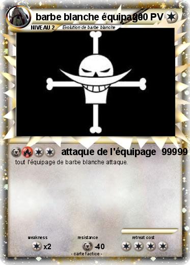 Pokemon barbe blanche équipage