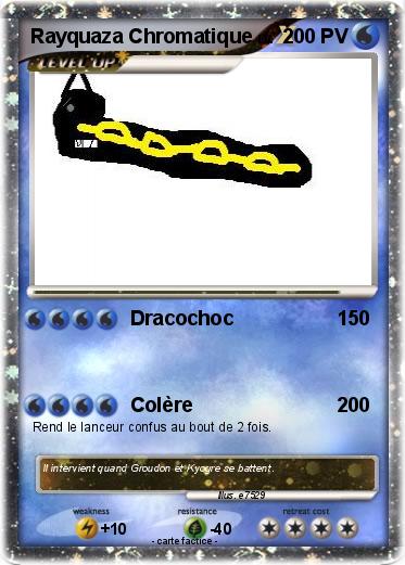 Pokemon Rayquaza Chromatique