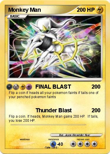 Pokemon Monkey Man
