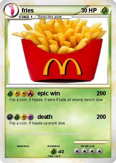 Pokemon fries